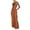 Brown, variant on Lenpel Women's Strapless Jumpsuits off Shoulder Sleeveless Tube Top Pleated Wide Leg Rompers Casual Summer Outfits