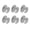 Sand silver, variant on YIGSECU Steel Adhesive Knobs Set Round Cabinets Hardware Furniture Handles auto Stick Pull 6pcs for Wardrobes Glass Door Decors