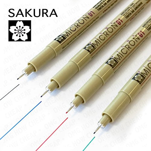 Sakura Pigma Micron Pigment Fineliners Box of 12 Brown 0.5mm