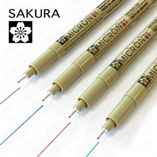 10 Open Stock Sakura Pigma Micron 01 PEN 0.25mm - Blue Ink
