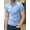 Blue, variant on Mens Dry Fit Athletic Golf Polo Shirts Short Sleeve Moisture Wicking Performance Sport Shirts for Men White M
