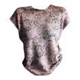thumbnail image 2 of ZJXFGS Womens Short Sleeve Sweater Short Sleeve Sweaters formal Tops Sweaters for Women Trendy Pink XL, 2 of 5