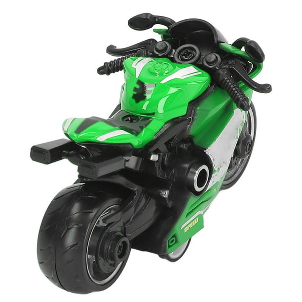 Green motorbike toy on sale