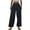 Black, variant on Womens Dress Pants for Work Stretch Business Casual Office Pull On Suit Pants Cozy High Waist Straight Leg Trousers (XL, Wine)
