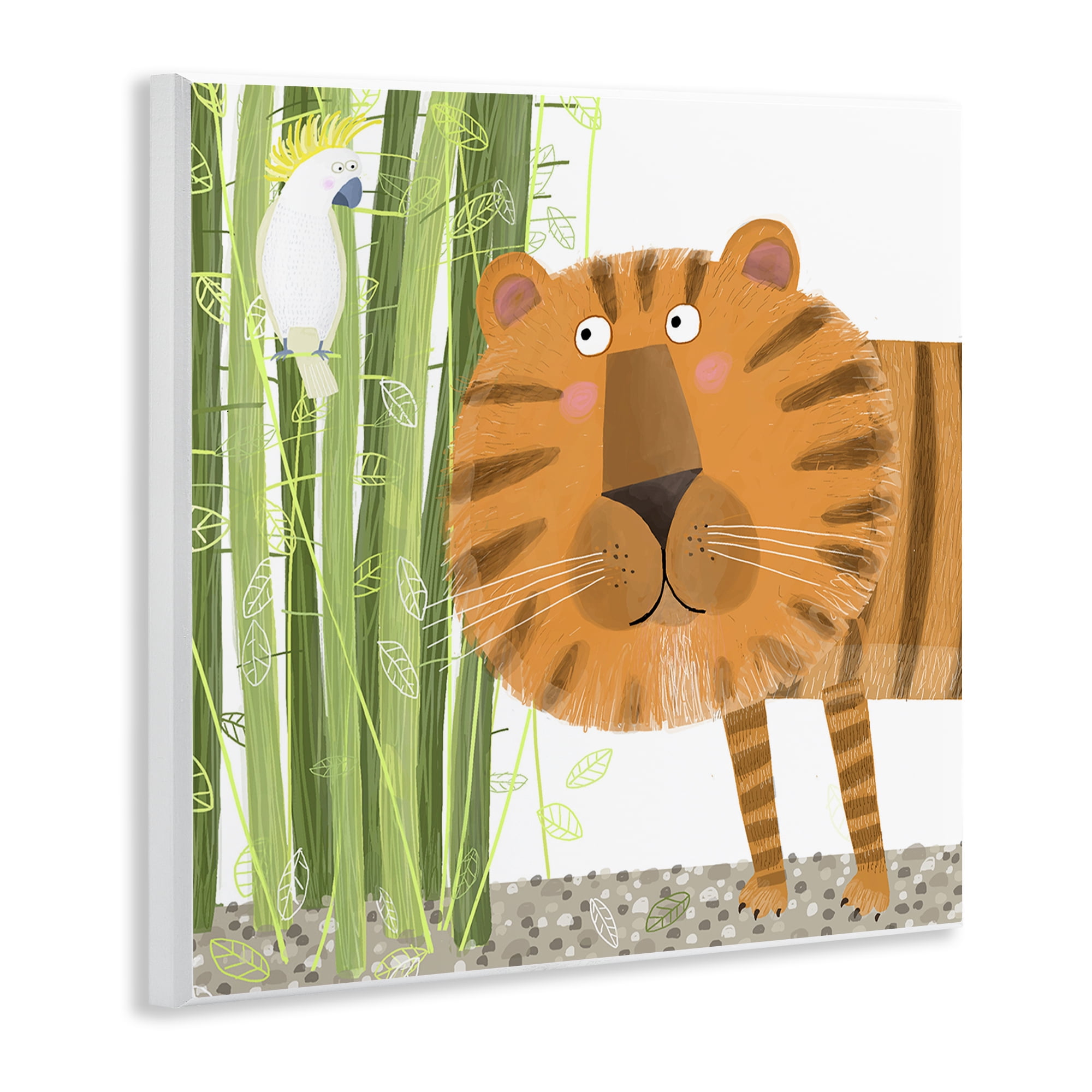 Stupell Industries Bamboo Trees & Tiger Wall Plaque Art, design by Carla Daly