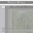 thumbnail image 5 of LAPAMAX Short Window Curtains Set for Kitchen Living Room 2 Panels Rod Pocket Tier Sheer Drapes Waterproof Cafe Curtains,Light Grey,33''*24'', 5 of 6
