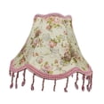 thumbnail image 1 of Pantalla de tela para lámpara, cubierta de lámpara, lámparas de mesa o de pie, pantalla de tela, decoración del hogar Estampado de flores rosa, 1 of 9