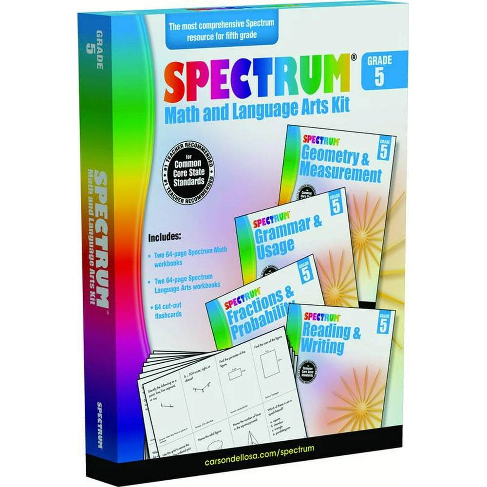 Spectrum Spectrum Math and Language Arts Kit, Grade 5 (Mixed media