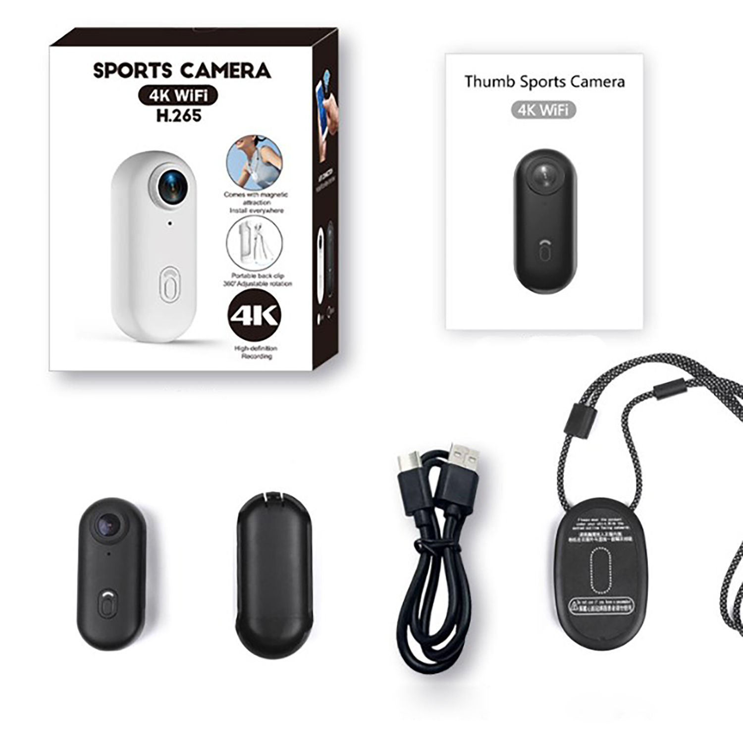Caméra Corps Mini Stallionframes 4K – Magnétique, Mains Libres, Parfaite Pour Vélo, Voyages Et Animaux ! - 5