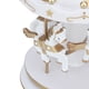 thumbnail image 5 of Caja de música de carrusel, regalo de cumplea?os de Navidad Caja de música de carrusel Caja musical de tiovivo LED Lindo juguete de Navidad Regalo de(white) Ecomeon no, 5 of 6