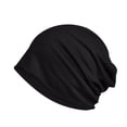 thumbnail image 1 of Gorro tipo jersey con tapa fina y placa ligera de algodón puro para hombre y mujer, gorro de dormir moderno que combina con todo, 1 of 4