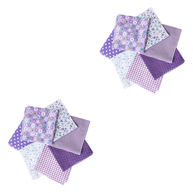 Bearachild Lote de 7 Uds. De cuadrados de tela de retazos de algodón estampados, acolchado, costura artesanal para álbum de recortes, accesorios de tela Type8 NO8 Bearachild CBP115813