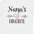 thumbnail image 4 of Inktastic Nana's Favorite- Heart Grandchild Boys or Girls Toddler T-Shirt, 4 of 5