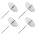 thumbnail image 1 of 4 Pcs Stainless Steel Cake Flower Decorating Nails Baking Tools Cupcake Decor Supplies Sugar Paste Petal Molds Wedding Party, 1 of 5