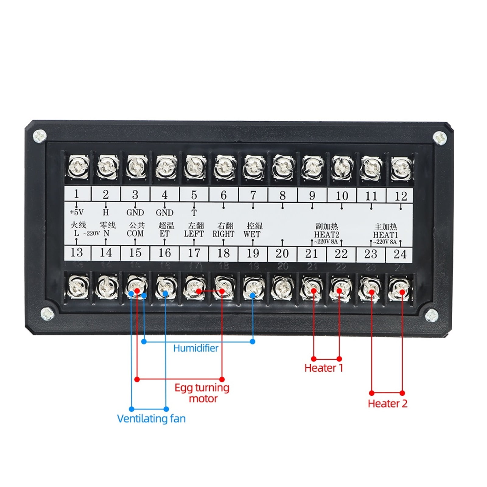XM-18 Digital Egg Incubator Controller, Multifunctional Thermostat Hygrostat Control With Temperature Humidity Sensor Probe ,Upgrade Function