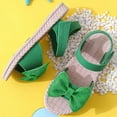 thumbnail image 5 of adviicd Baby Girl Sandals Girls Sandals Toddler Girls Sandals Little Girls Kids Summer Princess Shoes Toddler Sandals (Green,8.5), 5 of 6