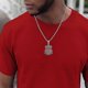 thumbnail image 3 of Bakad Painted Arm And Leg Chain, Double Sided Collar - Fotbollsklubbsfdelsedagsfans Collar Liverpool, 3 of 5