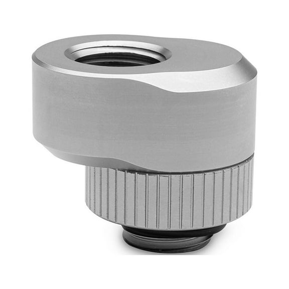 EKWB EK-Quantum Torque Rotary Offset Adapter Fitting, 7mm, Satin Titanium