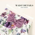 thumbnail image 6 of SANMIO Toddler Girl Clothes Outfits Cute Ruffle Sleeve Shirt Floral Pant+Headband 3Pcs Baby Girl Clothing Set 1-6T, 6 of 8