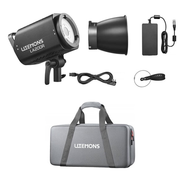 Godox Litemons LA200R RGB LED Monolight (Black, Travel Kit)