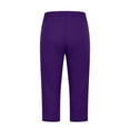thumbnail image 5 of Women's Leggings Leggings For Women Plus Size High Waisted Yoga Cropped Trousers 2025 Summer Gym Pants,Purple Women's Legging S, 5 of 6
