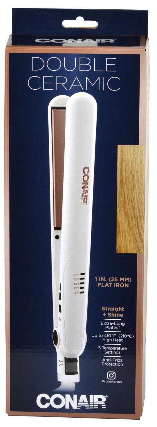 Conair® Double Ceramic 1" Flat Iron - Gifts for Her, Flat Iron