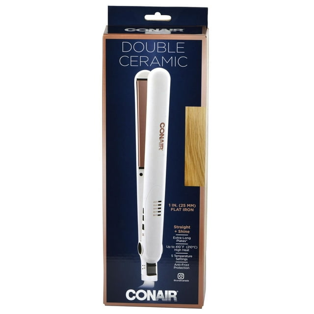 Conair® Double Ceramic 1" Flat Iron