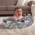 thumbnail image 4 of Paquete de funda de almohada de lactancia con cáscara de maní para bebé niño o niña | SHOPBOP dinosaurios y lunares azul marino, 4 of 5