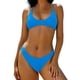 thumbnail image 1 of Trajes de baño tankini para mujer Traje de baño diario para mujer Conjunto de traje de baño conservador de cuerpo cómodo Traje de baño de dos piezas para mujer, 1 of 5