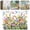 A, variant on Clearance Stickers under $1,Colorful Floral Bouquet Window Sticker Flower Window Clings Reusable Removable Double For Home Decor