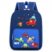 CJUAN Car Kids Toddler Backpack for Boys and Girls Children Waterproof Preschool Bag Kindergarten Cute Daycare Bookbag Mini School Bag Blue