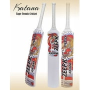 Cricket Bat Net Practice Tennis Ball Tape Ball Handcrafted Kashmir Willow RED