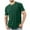 Army Green, variant on BXINGOHAI Men's Cotton T-Shirts Casual Basic Crew Neck Tshirts Short Sleeve Tee Shirts with Pocket Round-Neck Blouses Shirts Sale Army Green,4XL