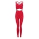 thumbnail image 4 of Gibobby Conjunto de entrenamiento para mujer Ropa de yoga sin costuras con conjunto de almohadillas para el pecho Top y pantalones deportivos para mujer Conju(Rojo,CH), 4 of 4