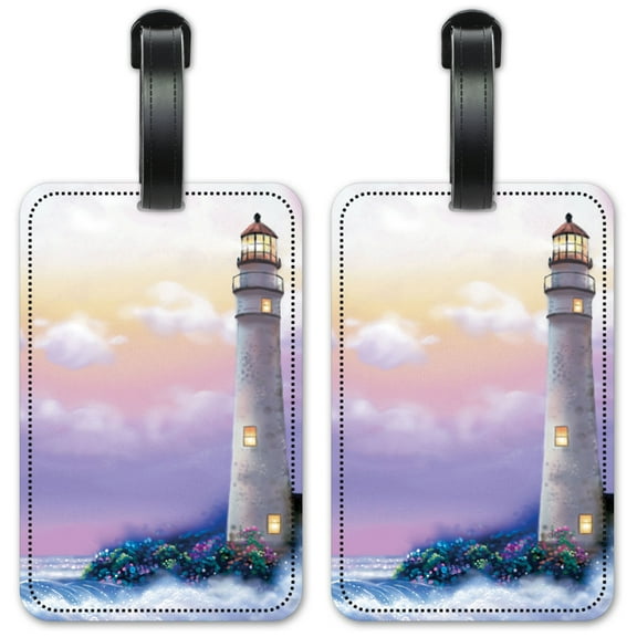 Lighthouse of Dreams - Luggage ID Tags / Suitcase Identification Cards - Set of 2