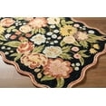 thumbnail image 3 of Mark&Day Wool Rugs, 5x7 Billye Global Charcoal Area Rug, Charcoal Rose Olive Carpet for Living Room, Bedroom or Kitchen (5' x 7'6"), 3 of 7