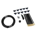 thumbnail image 1 of Drip Irrigation Kit, 360 Bendable Watering System Adjustable Bendable Nozzle Copper Sprayer  System For Garden Yard Lawn Patio Plants Flower Bed, 1 of 8
