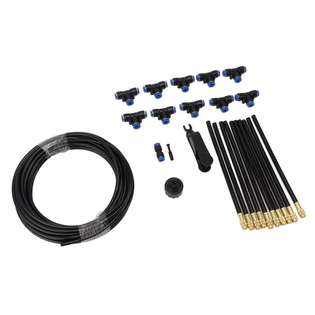 Drip Irrigation Kit, 360 Bendable Watering System Adjustable Bendable Nozzle Copper Sprayer System For Garden Yard Lawn Patio Plants Flower Bed
