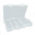 thumbnail image 1 of Transparent Portable Battery Organizer Storage Case Holder Double-layer Battery Storage Box Rack For 18650 26650 AA AAA Battery (Transparent), 1 of 5