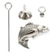 thumbnail image 1 of 1 Conjunto Acero inoxidable PET PETH Ceniza Ceniza Hueso Hueso Ceniza URN Colgante PET CESH AREKET, 1 of 5