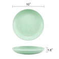 thumbnail image 6 of 8Pcs 10 Inch Wheat Straw Deep Dinner Plates - Microwave and Dishwasher Safe, Unbreakable Sturdy Plastic Dinner Plates, 6 of 8