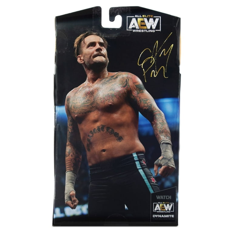 AEW Unrivaled 6-inch Articulated CM Punk Toy Figure with