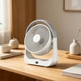 thumbnail image 4 of Rechargeable Desktop Fan, High Wind Table Fan With Adjustable Head, for Home Office Camping, A, 4 of 9
