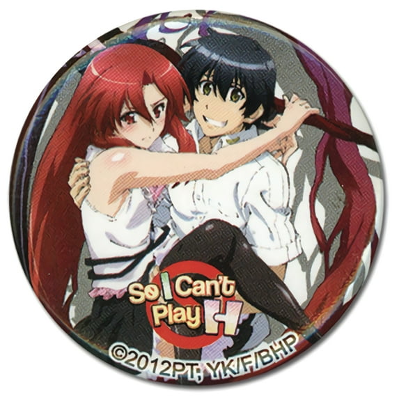 So I Cant Play H! Lisara and Ryosuke 1.25Inch Button