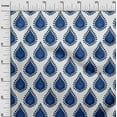 thumbnail image 3 of oneOone Velvet Medium Blue Fabric Block Sewing Craft Projects Fabric Prints By Yard 58 Inch Wide-26, 3 of 5