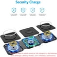 thumbnail image 3 of TriFold 3 in 1 Charging Station for iPhone, Magnetic Foldable Wireless Charger for iPhone 14 13 12 11/Pro/XS/XR,AirPods 3/2/Pro, Charger Dock Station for iWatch 7/6/5/4/3/2, Black, 3 of 8