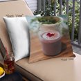 thumbnail image 1 of Ahgly Company Foods Milkshake Outdoor Throw Pillow, 18 inch by 18 inch, 1 of 6