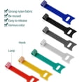 thumbnail image 3 of Cinta de velcro Rawiri para cables, almacenamiento de cables de datos, cinta de gestión de cables, espalda con espalda, autoadhesiva, 3 of 5