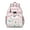 Pink-39, variant on Kawaii Llama Toddler Backpack Funny Alpaca Print with Cute Llama Face and Cartoon Pattern for School