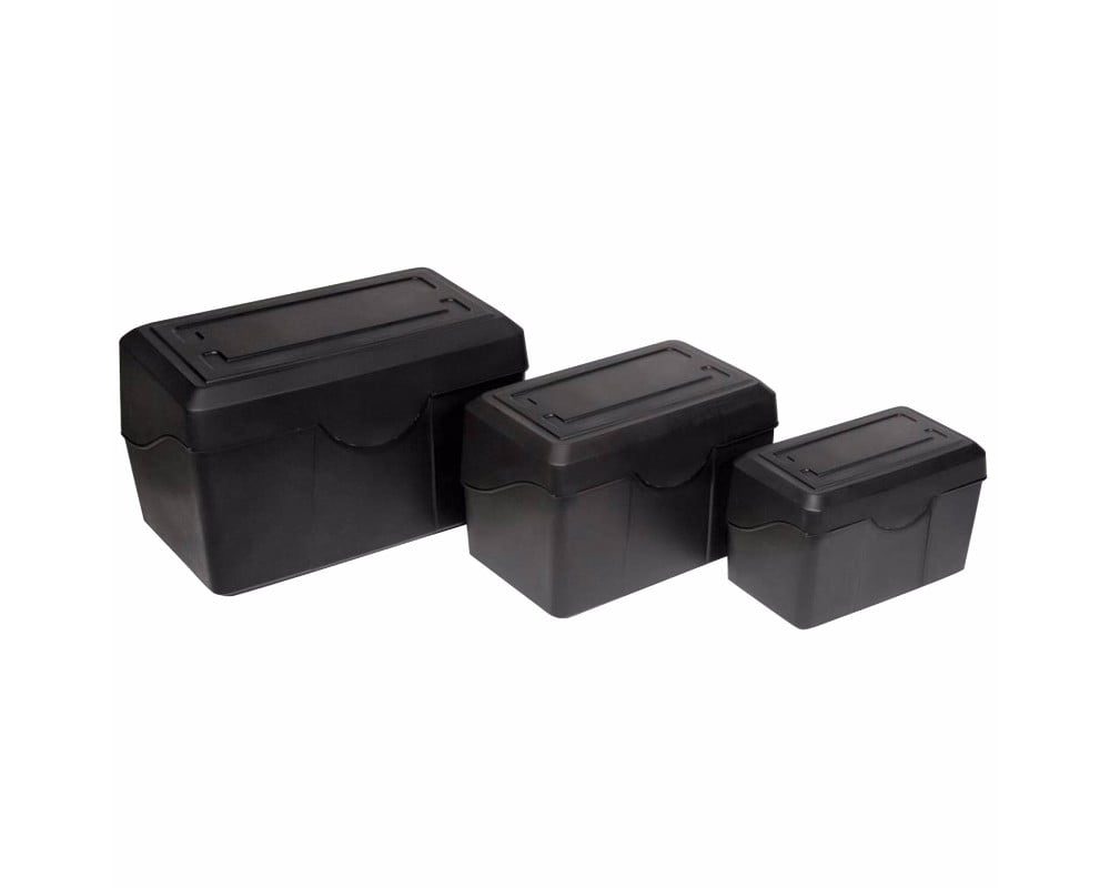 Advantus Plastic Durable Index Card Box, 3 x 5 In.